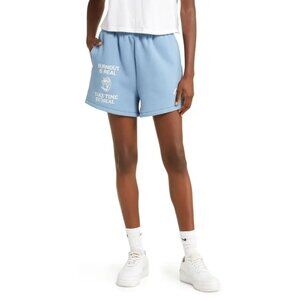 The Mayfair Group Burnout Is Real Sweat Shorts Lounge Blue Size Small Medium